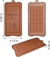 MoldBerry Single Cavity Chocolate Bar Mould Silicone Dairy Milk Shape Chocolate Mould for Cake Decorating Candy Jelly Chocolate Waffle Pack of 1 ( Multi Color)-thumb1