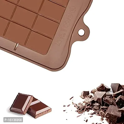 MoldBerry Single Cavity Chocolate Bar Mould Silicone Dairy Milk Shape Chocolate Mould for Cake Decorating Candy Jelly Chocolate Waffle Pack of 1 ( Multi Color)-thumb4