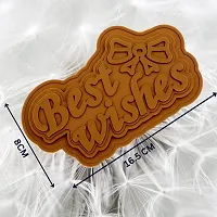 MoldBerry Best Wishes Silicone Chocolate Mold Bar Cake Decoration-thumb1