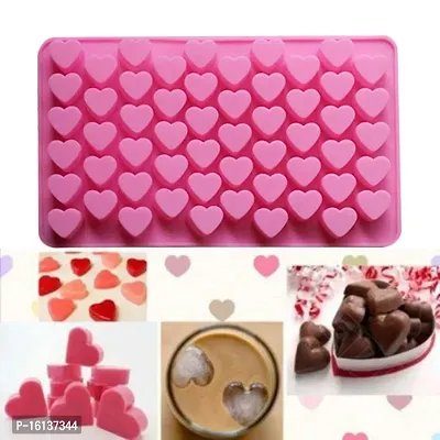 MoldBerry Silicone Heart Shape Chocolate Mould 55 cavity - pack of 1-thumb3