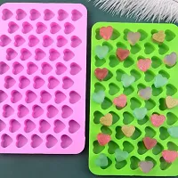 MoldBerry Silicone Heart Shape Chocolate Mould 55 cavity - pack of 1-thumb3