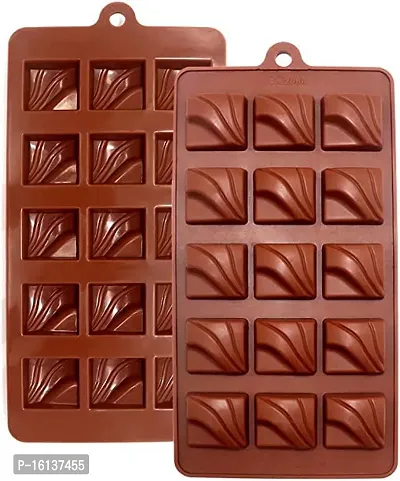 MoldBerry Silicone ZigZage Wave Chocolate Mould Baking Mold pack of 1-thumb0
