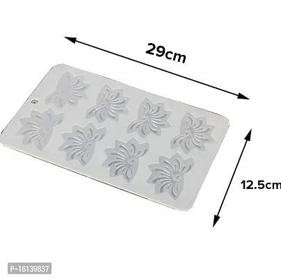 MoldBerry silicon Leaf chocolate mould for  Garnishing cake decoration pack of 1-thumb2