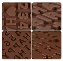 MoldBerry Silicone Chocolate Mould 35 Cavity Happy Birthday Named Balloon Musical Sign Star Shape Candy Mold Baking Tools for Cake Chocolate Ice Jell-O Pack of 1 ( Multi Color)-thumb2