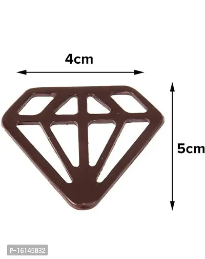 Moldberry Silicon Diamond Shaped Chocolate Garnishing Mould pack of 1-thumb3