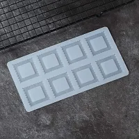 MoldBerry Silicone Designer Square Shape Chocolate Garnishing Sheet Cake Insert Decoration Mould Pack of 1 (Transparent Sheet)-thumb3