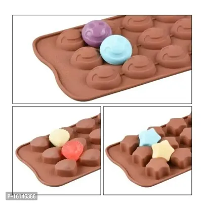 MoldBerry Cute Silicone Molds - 6pc Food Grade- Non-Stick - Easy to Use and Clean Candy Molds - Chocolate Molds Silicone Trays(Pack of 06)-thumb4