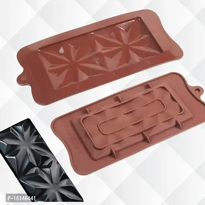 MoldBerry Silicone Chocolate Mould, Cavities of Cocoa Bean Leaf Imprint in Different Cells Tray Mould. Candy Cadbury Mold, DIY Cake Decorating ice Cream Jelly Moulds Kitchen Bakeware Tools.-thumb3