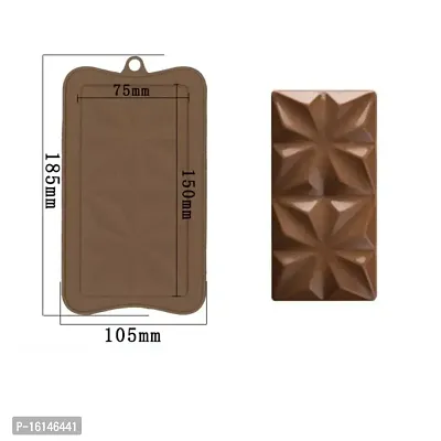 MoldBerry Silicone Chocolate Mould, Cavities of Cocoa Bean Leaf Imprint in Different Cells Tray Mould. Candy Cadbury Mold, DIY Cake Decorating ice Cream Jelly Moulds Kitchen Bakeware Tools.-thumb4