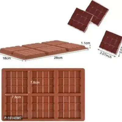 MoldBerry Wax Melt Molds Silicone,Rectangle Silicone Wax Melt Chocolate Bar Mold for Wickless Wax Melt Candles Chocolate Bakeware Molds-thumb3