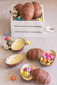 MoldBerry Silicon 35 Cavity Multi Egg Shapes or Easter Theme Brown Chocolate Mould, Ice Mould, Chocolate Decorating Mould-thumb3