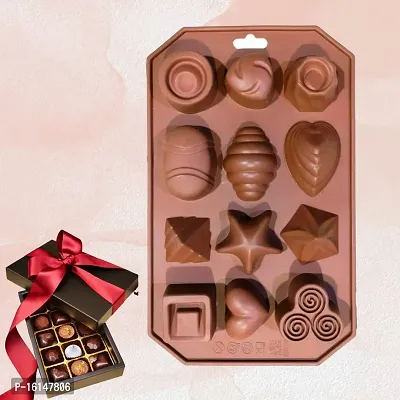 MoldBerry Silicone Chocolate Jelly Candy Mold, Cake Baking Mold, Bakeware Mold (Christmas)Pack of 01-thumb0