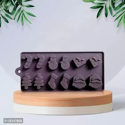 MoldBerry Silicone 6 Design Chocolate Mould for Christmas