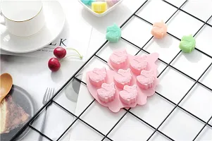 MoldBerry Chocolate Mould, Small Heart Mould Candy Mould, Ice Mould, Candle Mould, Small Cake Brownie Mould, Christmas Muffins Silicone Tray-thumb3