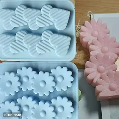 Mold Berry Flower Shape Candle , Candle Making Multi-Purpose Silicon Mould for Chocolate Mould