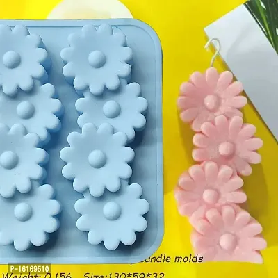 Mold Berry Flower Shape Candle , Candle Making Multi-Purpose Silicon Mould for Chocolate Mould-thumb2