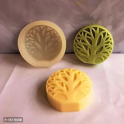 MoldBerry Candle Mould Making Silicone Mold Cool Round Tree of Candle Making Resin Big Round Trees Home Decoration Candles Soap Mould Making Homemade Mould Pack of 1-thumb4