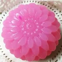 MoldBerry Soap Mould for Soap Making 4 Cavity SunFlower Shape Silicone Baking Mold, Food Grade Non-Stick Baking Molds for Cake, Candy, Handmade Soap Muffin, Cupcake, Ice Cube Mould Flexible  Reusable-thumb1