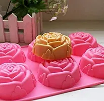 MoldBerry Soap Mould Soap Mould Making Silicone Rose Shape Soap Mould Cupcake Muffin Mould Candle Making Mould Cake Mould Ice Cube Craft DIY Making Tray  Click to open expanded view-thumb3