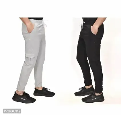 Men Lower pants Trousers Pack of 2  Stylish-thumb0