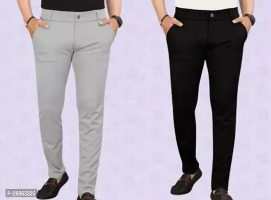 Stylish Men Lower pants Trousers Pack of 2-thumb0