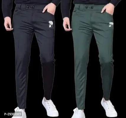 Eetma Trouser Lycra Trackpants Pack of 2 Pcs