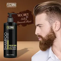 Fizora black shampoo, for strong hair, with egg protein  collagen, for strenghth and shine-thumb1