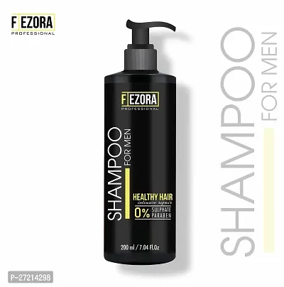 Fizora black shampoo, for strong hair, with egg protein  collagen, for strenghth and shine-thumb0