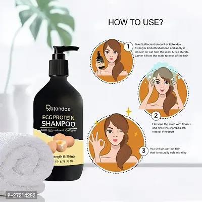 Eggplex Shampoo, for strong hair, with Egg Protein  Collagen, for Strength and Shinenbsp;-thumb3