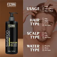 Fizora black shampoo, for strong hair, with egg protein  collagen, for strenghth and shine-thumb2