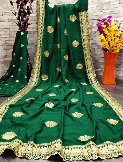 Beautiful Blend Saree With Blouse Piece For Women