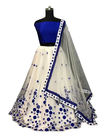 Stylish Silk Blend Lehenga Choli Set For Women