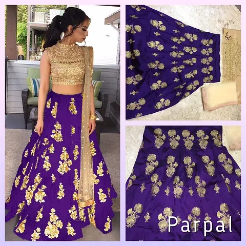 Designer Bollywood Tafeta Lehengas