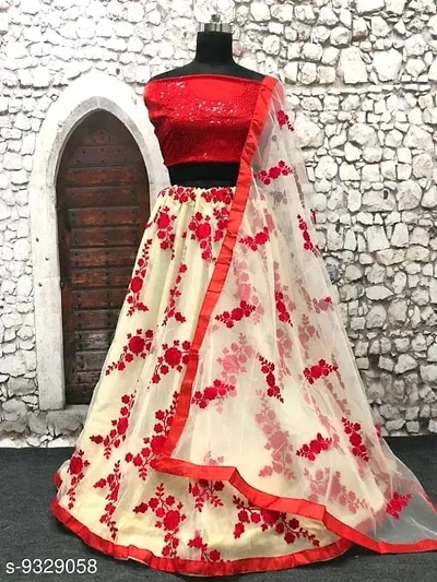 Stylish Silk Blend  Lehenga Choli Set