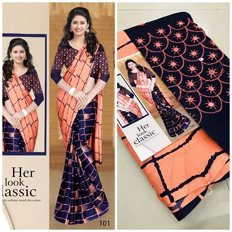 New Trendy Chiffon Printed Sarees