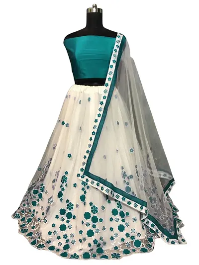 Stylish Silk Blend Lehenga Choli Set For Women