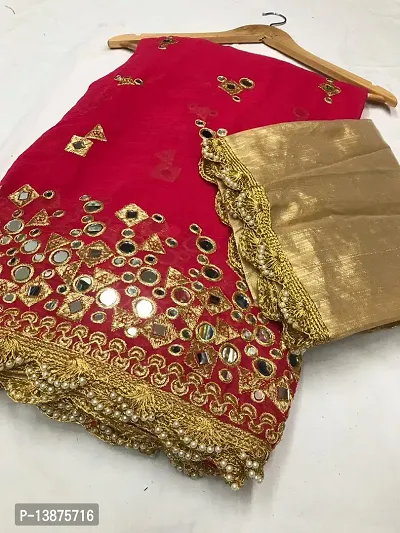 Beautiful Georgette Saree With Blouse Piece For Women