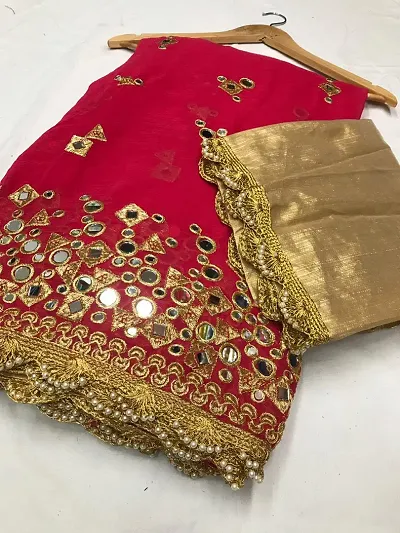 Beautiful Georgette Saree With Blouse Piece For Women