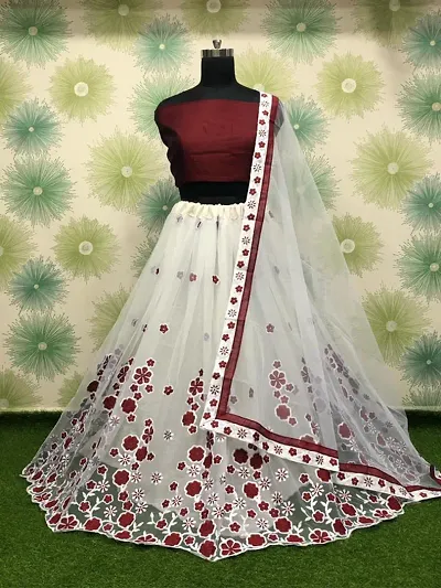 Stylish Silk Blend Lehenga Choli Set For Women