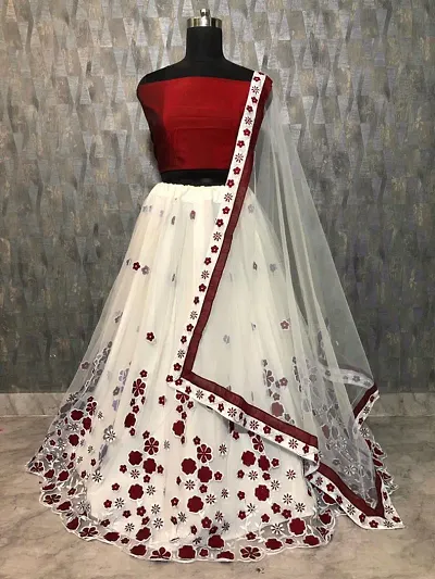 Stylish Silk Blend Lehenga Choli Set