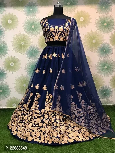 Stylish Silk Blend  Lehenga Choli Set For Women