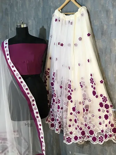 Stylish Silk Blend  Lehenga Choli Set