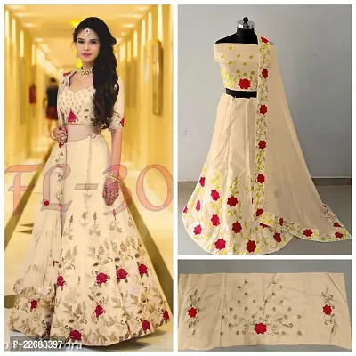 Stylish Silk Blend  Lehenga Choli Set For Women