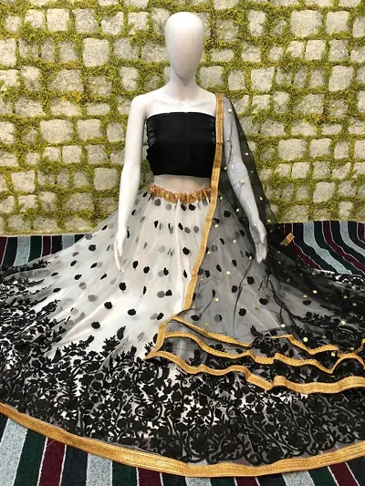 Stylish Silk Blend Lehenga Choli Set