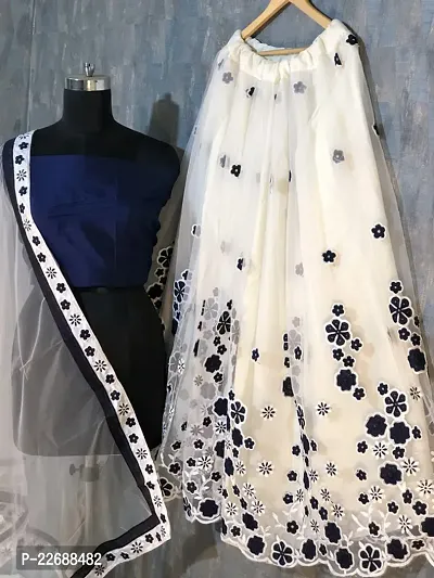 Stylish Silk Blend  Lehenga Choli Set For Women