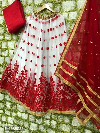 Stylish Silk Blend  Lehenga Choli Set For Women-thumb0