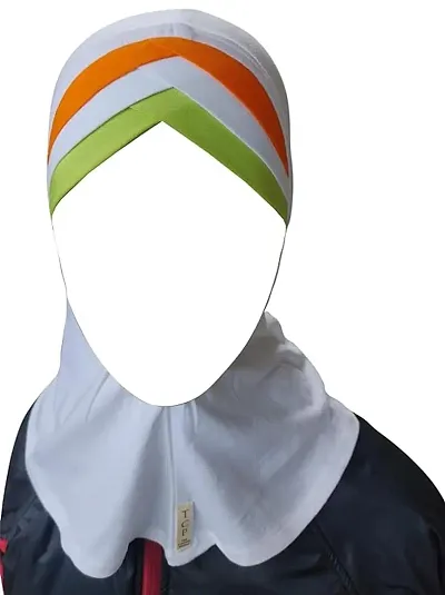 Stylish Blend Tri-Color Ninja Hijab Scarf Jersey Hijab Inner Cap For Women