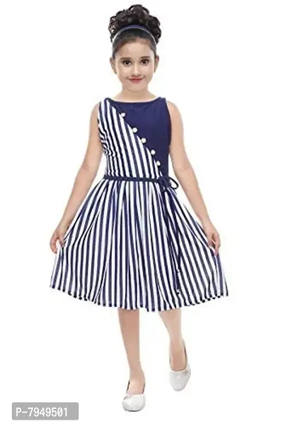 Fariha Fashions Girl's A-Line Knee Length Dress-thumb4