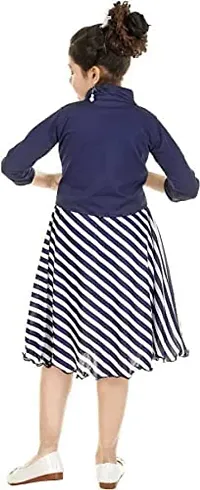 Fariha Fashions Girl's A-Line Knee Length Dress.-thumb1