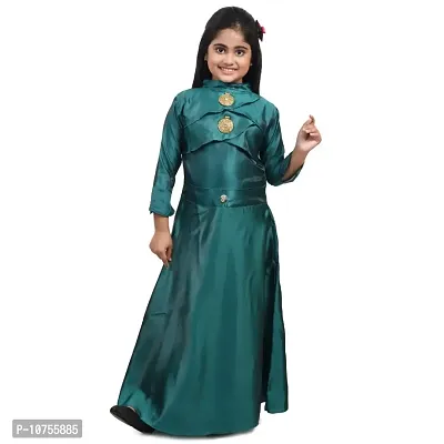 Fariha Fashions Girls Party Wear Gown Dress-thumb0